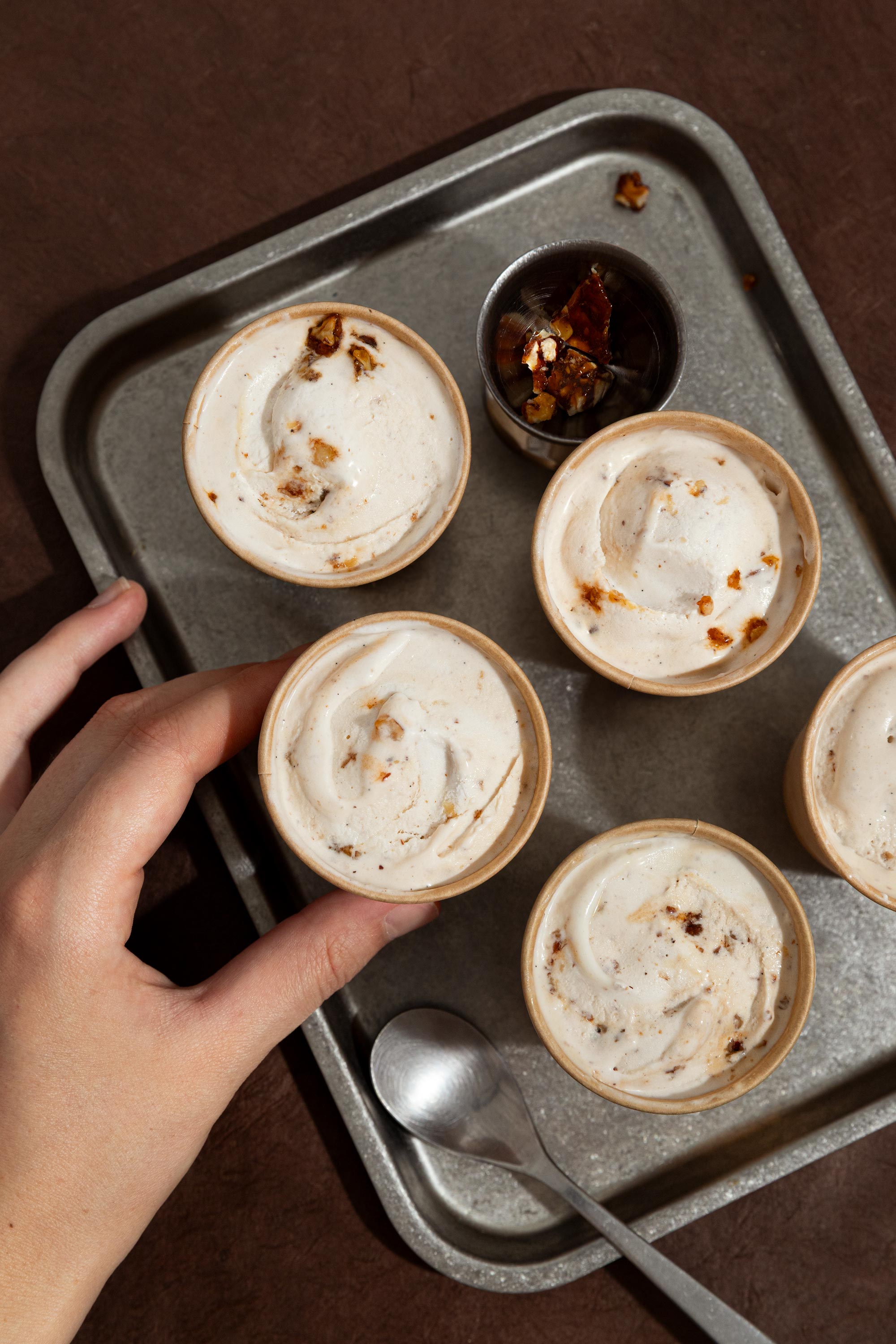 Glace coco pécan végane