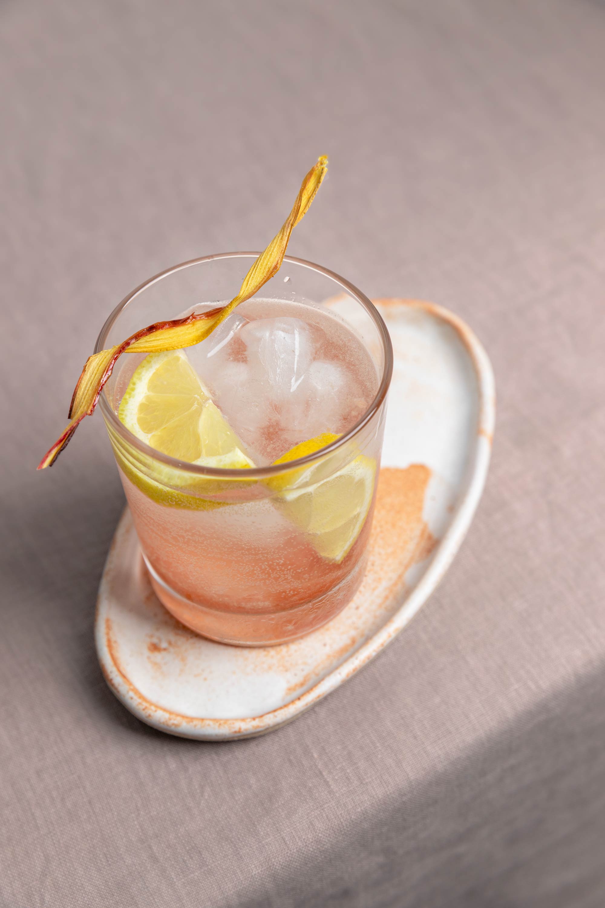 Limonata à la rhubarbe