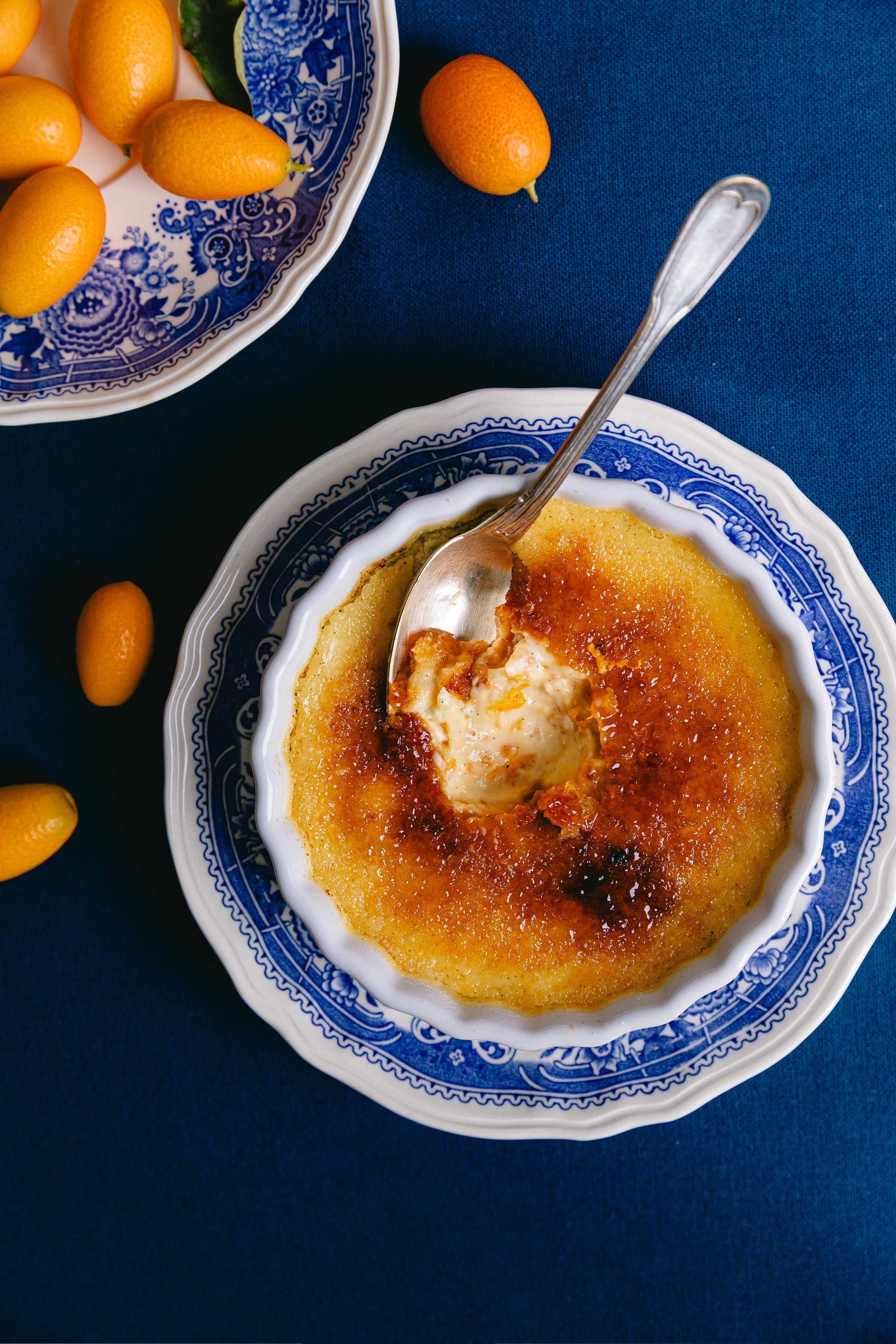 Crème brûlée aux kumquats