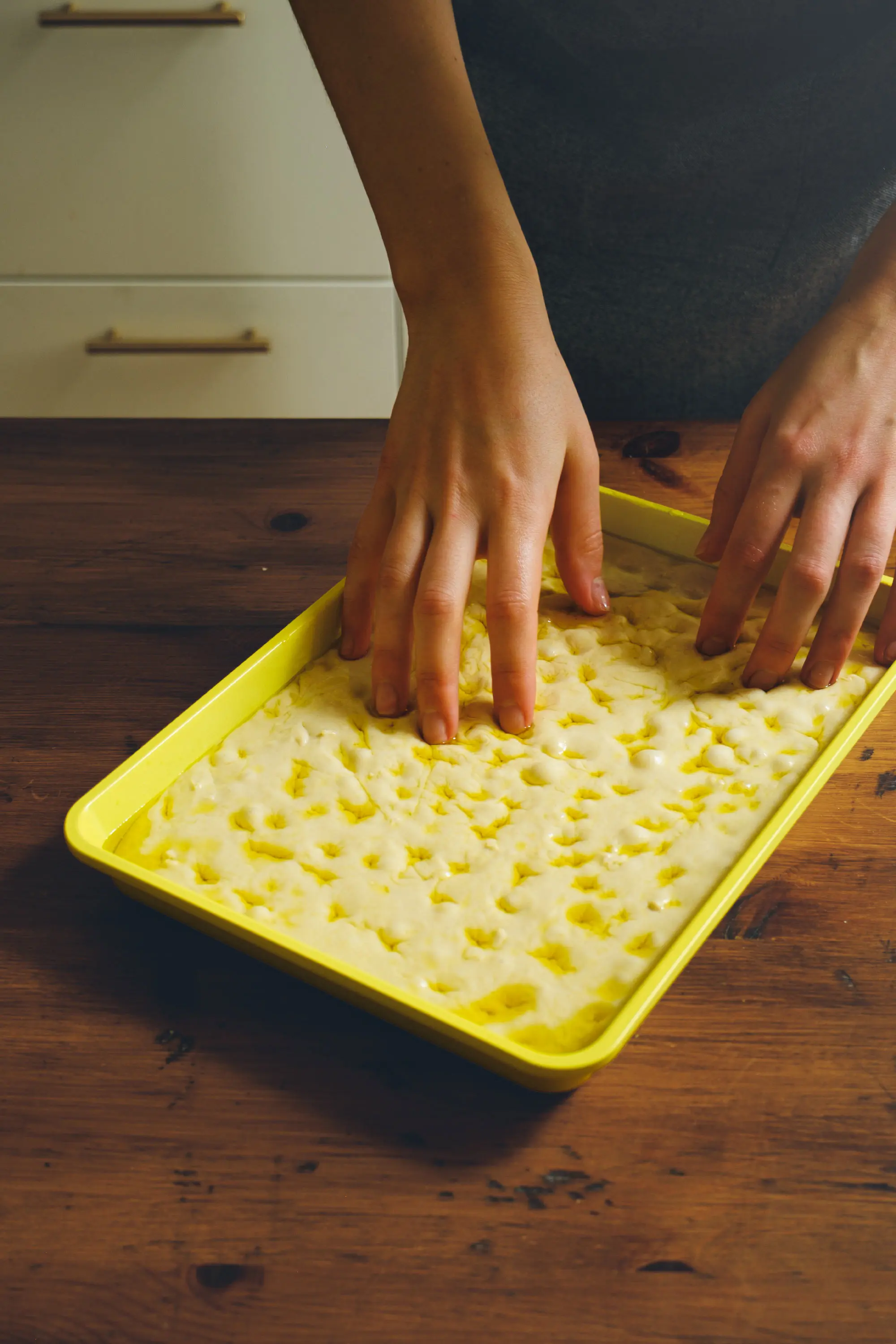 Focaccia moelleuse sans pétrissage