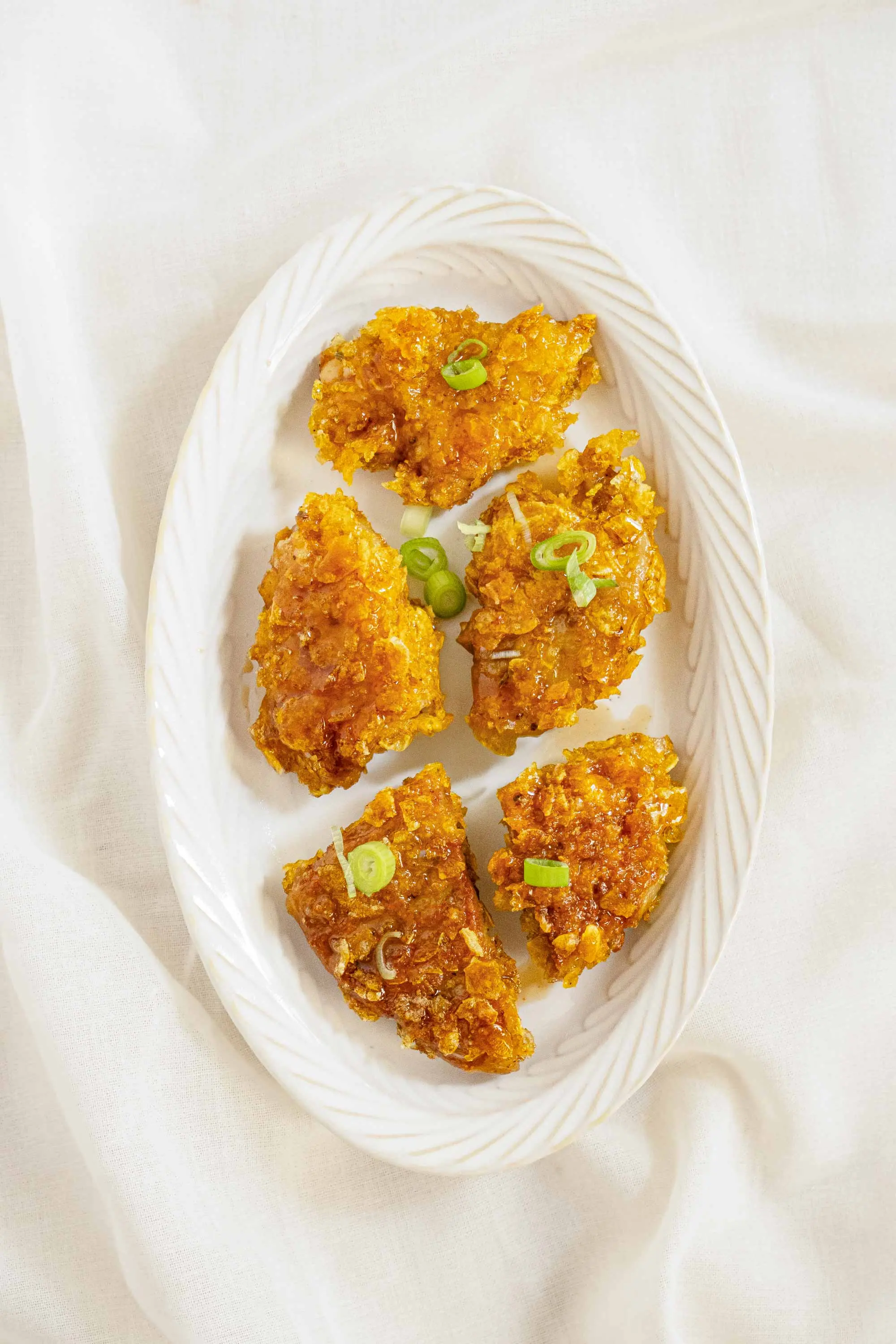 Poulet frit coréen au seitan